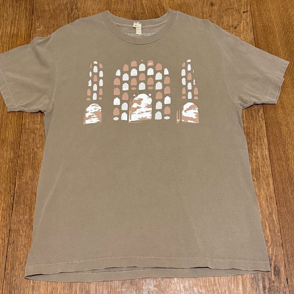 American Apparel Khruangbin T-Shirt - Large, Light Brown